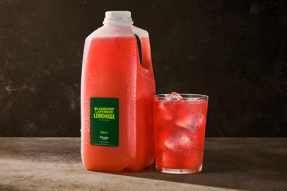 Panera Bread Menu 195 Blueberry Lavender Lemonade – Naturally Flavored – Half Gallon
