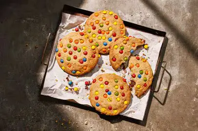 Panera Bread Menu 70 Candy Cookie 4-Pack