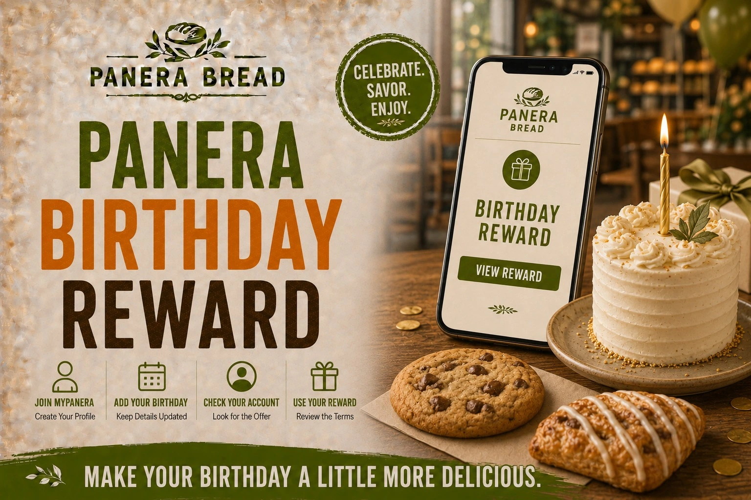 Panera Bread Birthday Reward 1 Panera Bread Birthday Reward