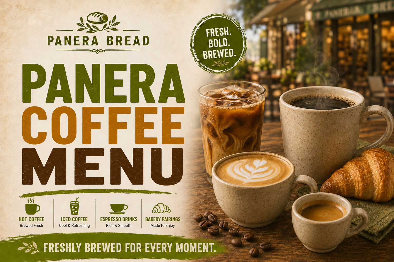 Panera Bread Coffee Menu 1 Panera Bread Coffee Menu