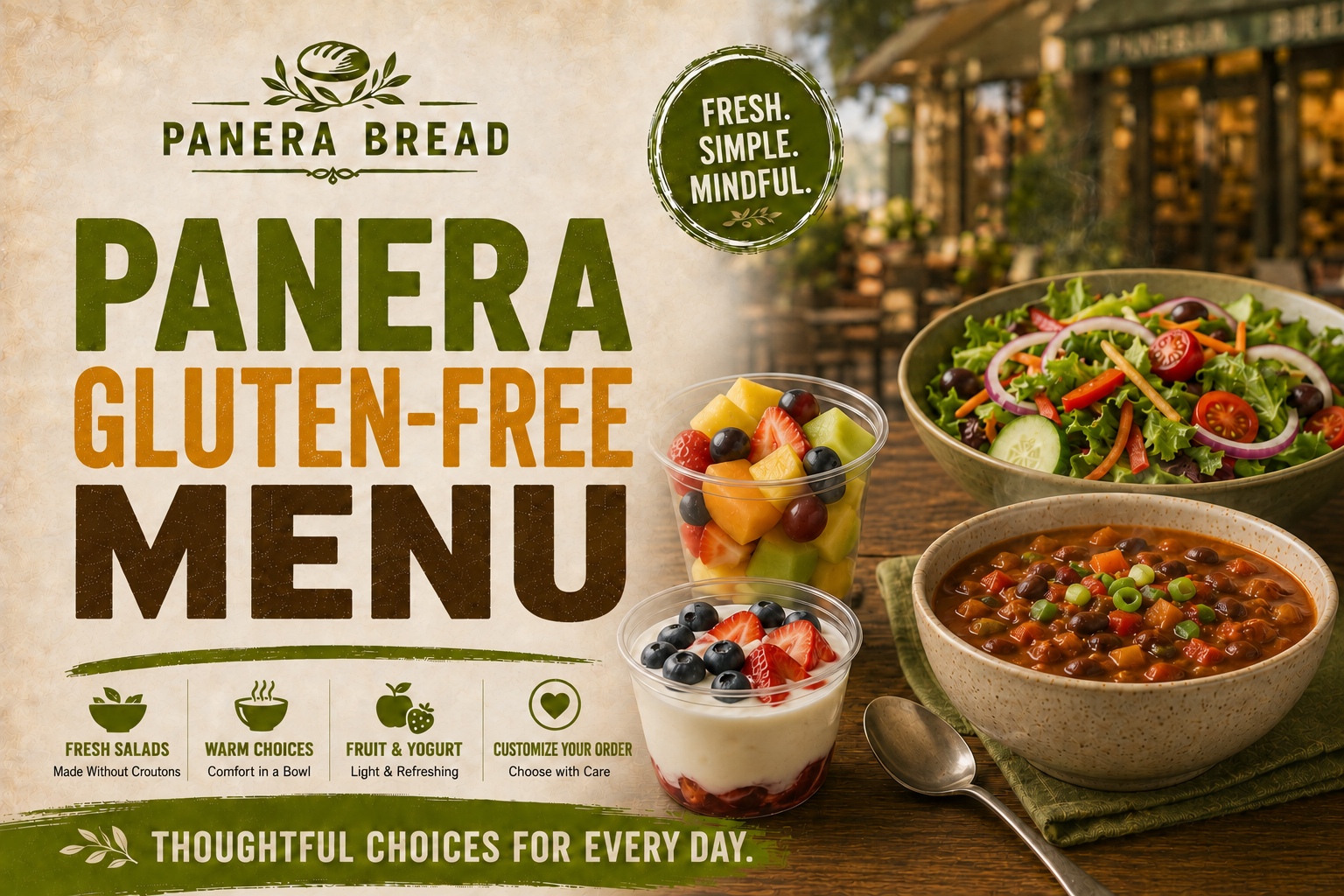 Panera Bread Gluten-Free Menu