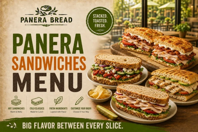 Panera Bread Sandwiches Menu 7 Panera Bread Sandwiches Menu