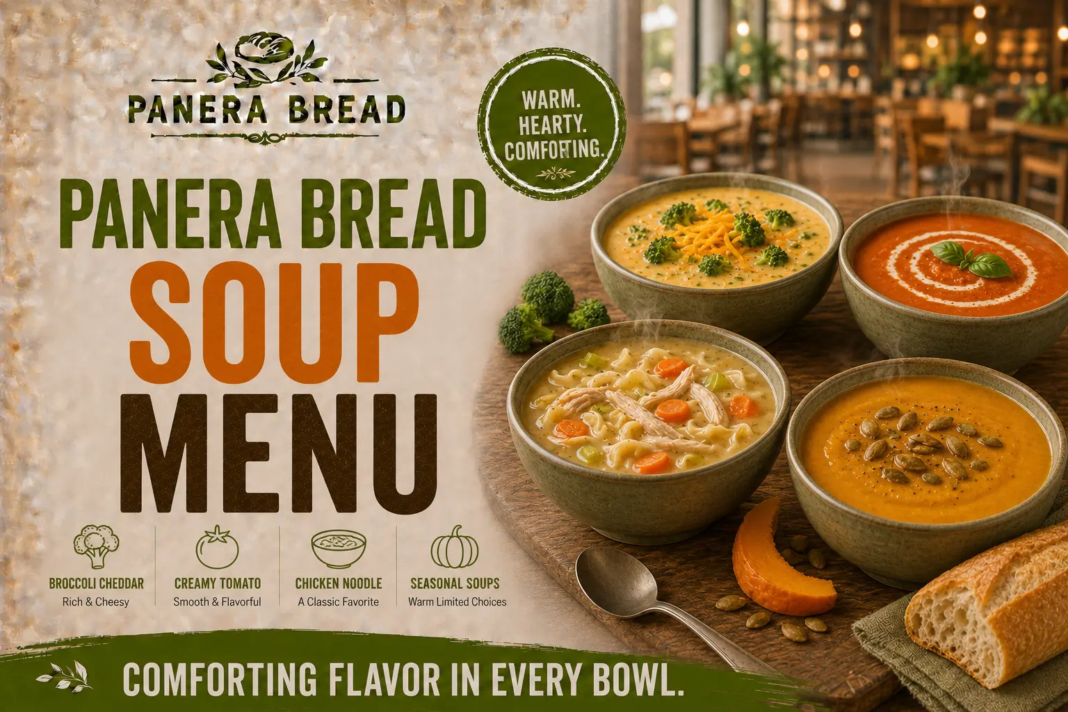 Panera Bread Soup Menu 1 Panera Bread Soup Menu