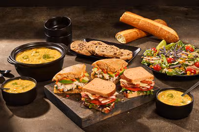 Panera Bread Menu 214 Premium Family Feast with Cookies